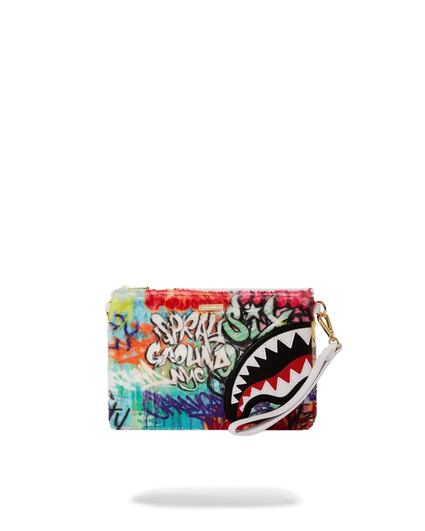 LE MONDE DES GRAFFITIS CROSSOVER CLUTCH