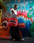 JORGE RODRIGUEZ THE ARTIST COLLAB BLINKY SHARK BACKPACK