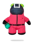 SQUID GAME COLLAB PINK SOLDIERS BEAR BACKPACK