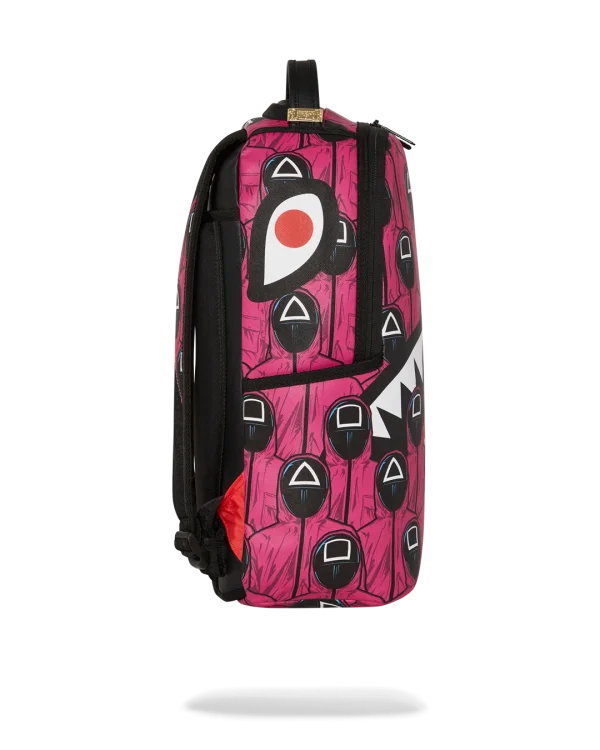 SQUID GAME COLLAB FRONT MAN & PINK GUARD SHARKS BACKPACK