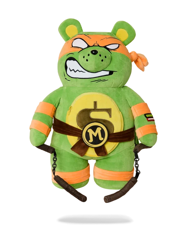 TMNT MICHAELANGELO MONEYBEAR BACKPACK