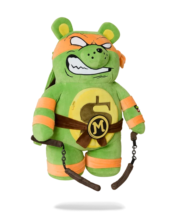 TMNT MICHAELANGELO MONEYBEAR BACKPACK