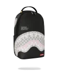 SHARK CENTRAL CREAM BLACK CHECK BACKPACK