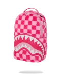 FURZILLA SHARK (PINK CHECK) BACKPACK