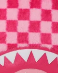 FURZILLA SHARK (PINK CHECK) BACKPACK