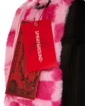 FURZILLA SHARK (PINK CHECK) BACKPACK