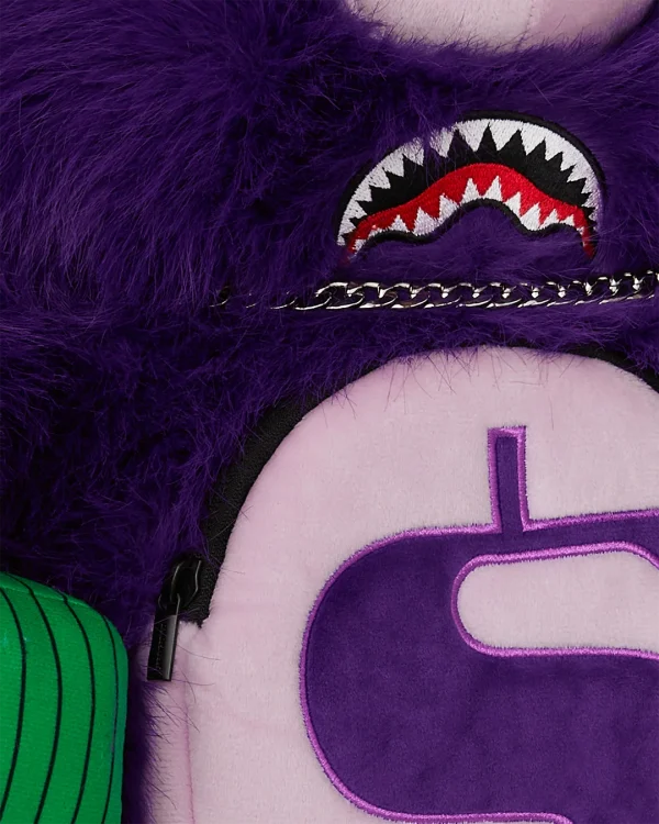 FURZILLA SHARK (PURP) MONEYBEAR BACKPACK