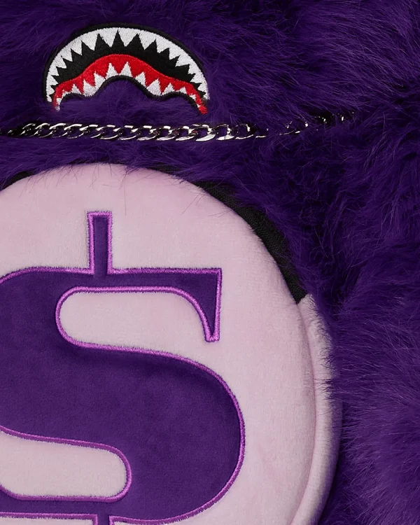 FURZILLA SHARK (PURP) MONEYBEAR BACKPACK