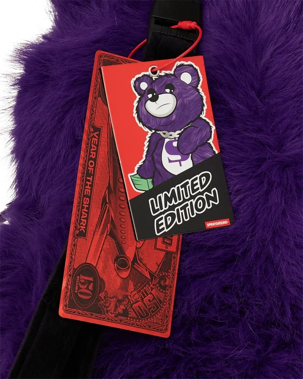 FURZILLA SHARK (PURP) MONEYBEAR BACKPACK