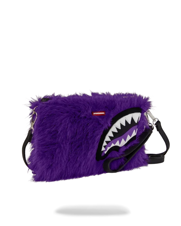 FURZILLA SHARK (PURP) CROSSOVER CLUTCH