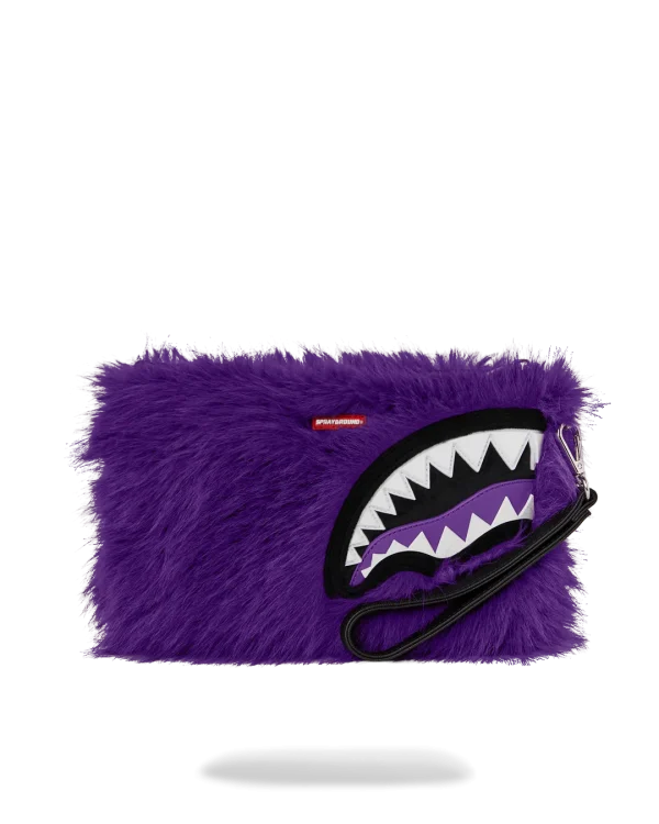 FURZILLA SHARK (PURP) CROSSOVER CLUTCH