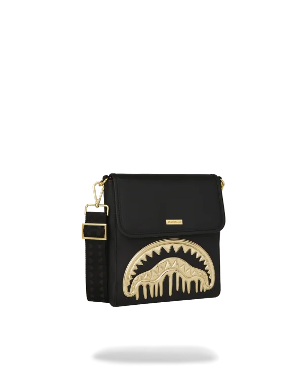 GOLDHEART SHARK DRIP MESSENGER SLING