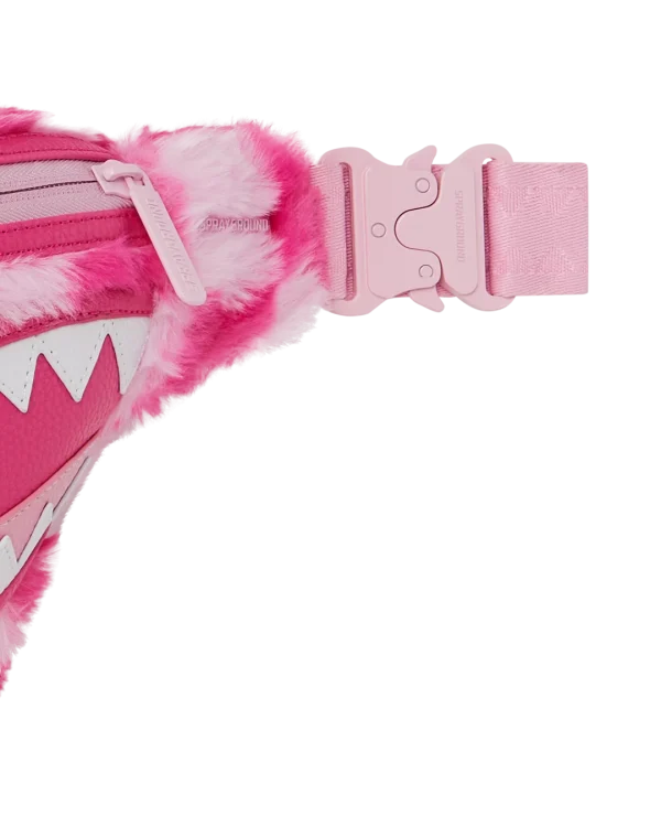 FURZILLA SHARK (PINK CHECK) SAVVY CROSSBODY