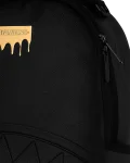 GOLD BRICK DRIP BLACK BACKPACK