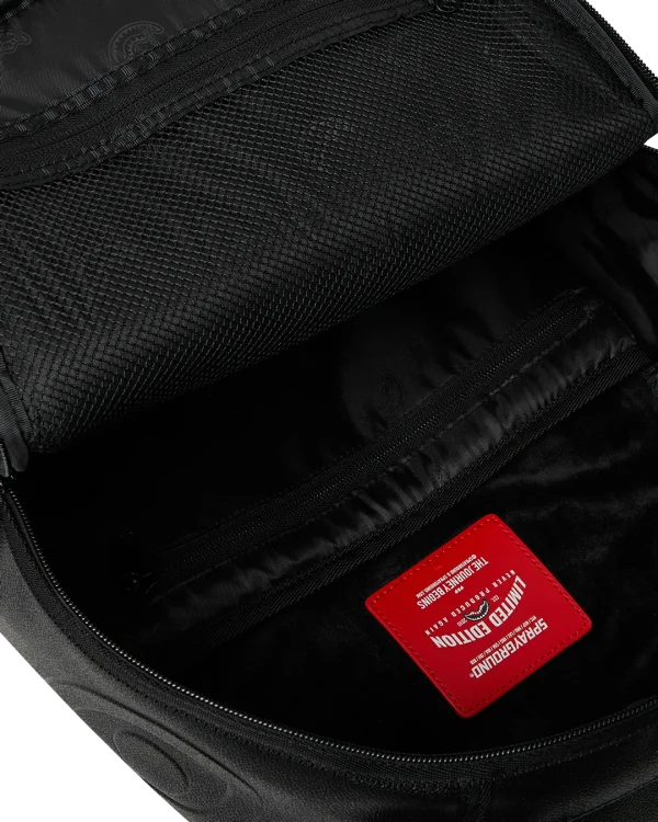 GOLD BRICK DRIP BLACK BACKPACK