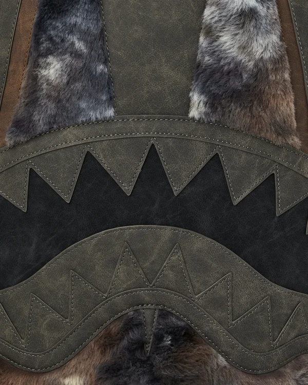 FOUNDATION DAYS FUR COAT SHARK BACKPACK