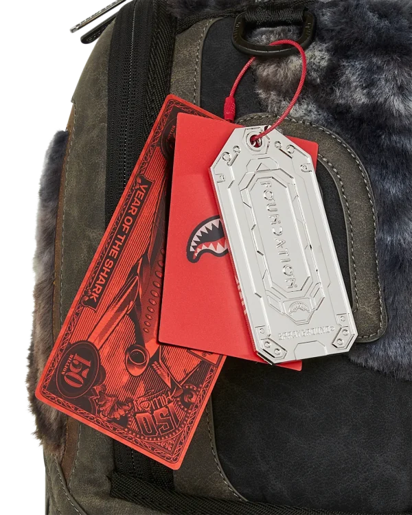 FOUNDATION DAYS FUR COAT SHARK BACKPACK