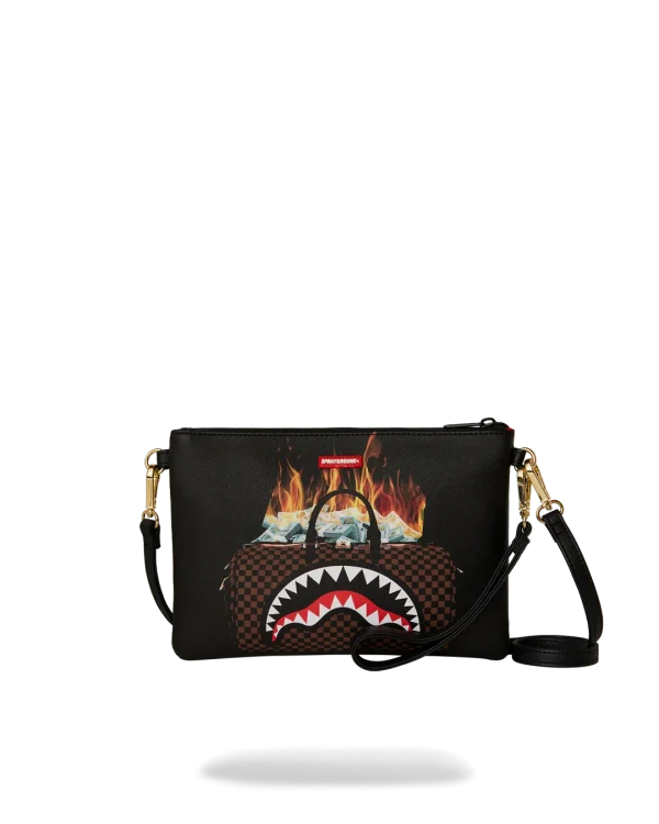 MONEY BAG DOUBLE TAKE CROSSOVER CLUTCH
