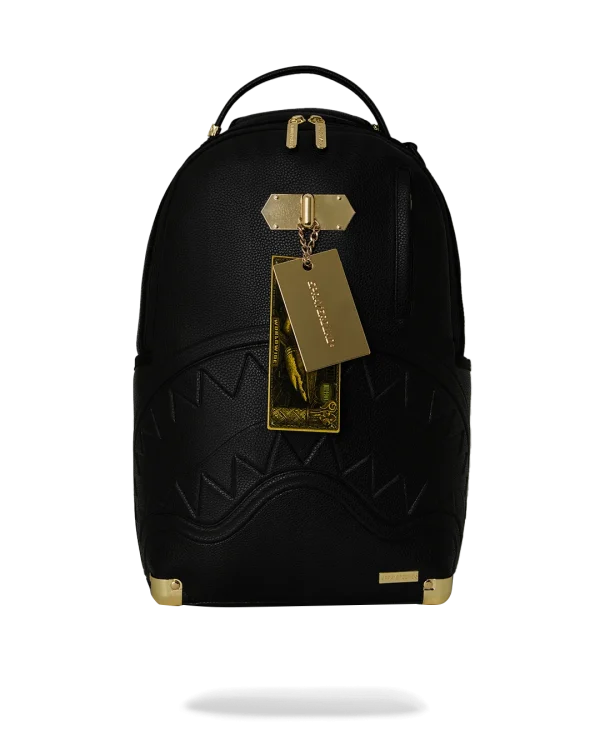 GOLDEN RESERVE METAL MONEY LOCKED HANDTAG BACKPACK
