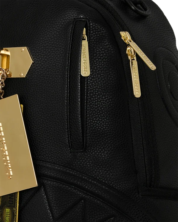 GOLDEN RESERVE METAL MONEY LOCKED HANDTAG BACKPACK