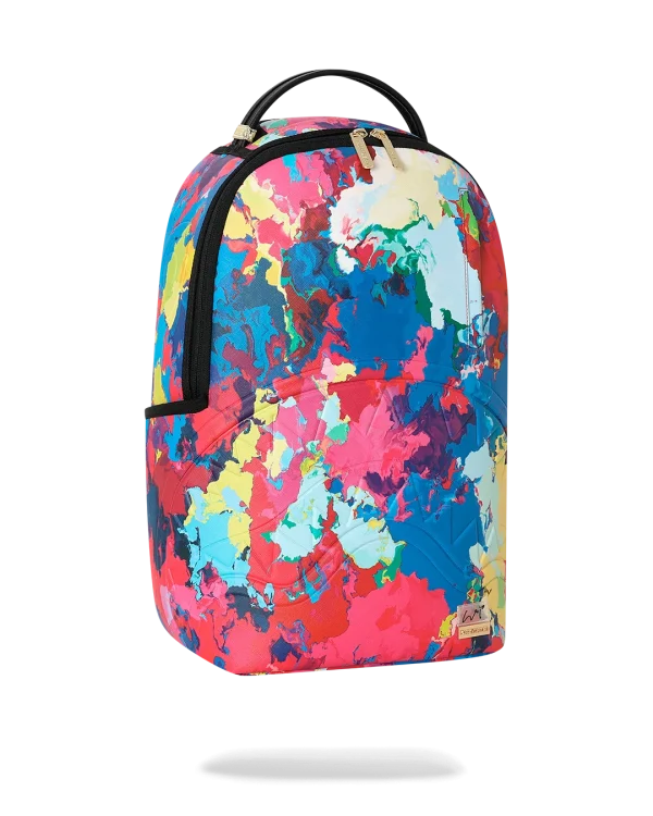 COLLABORATION HIDEKI SAIJO ABSTRACT FLOW BACKPACK
