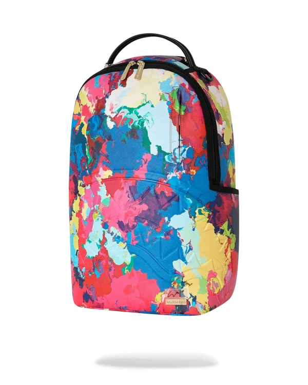 COLLABORATION HIDEKI SAIJO ABSTRACT FLOW BACKPACK