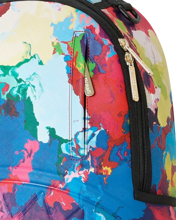 COLLABORATION HIDEKI SAIJO ABSTRACT FLOW BACKPACK