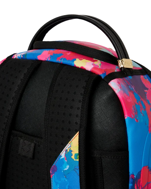 COLLABORATION HIDEKI SAIJO ABSTRACT FLOW BACKPACK