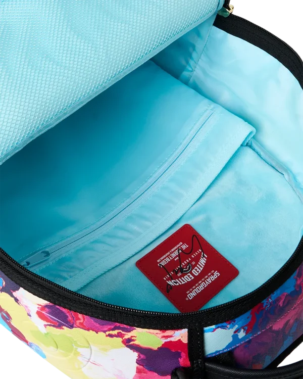 COLLABORATION HIDEKI SAIJO ABSTRACT FLOW BACKPACK