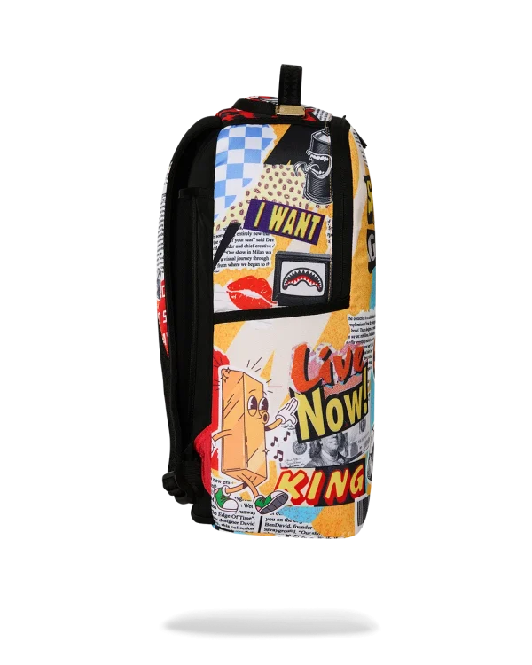 COLLAGE OF FUN BACKPACK