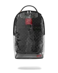 CLEAR DLX BACKPACK - CHECKED OUT (GRAY BLK CHECK)