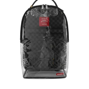 CLEAR DLX BACKPACK - CHECKED OUT (GRAY BLK CHECK)