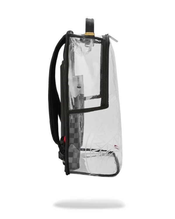 CLEAR DLX BACKPACK - CHECKED OUT (GRAY BLK CHECK)