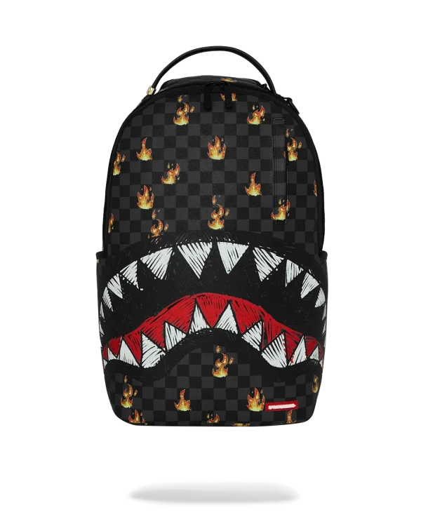 SUPER HOT FIRE SHARKS IN PARIS BACKPACK