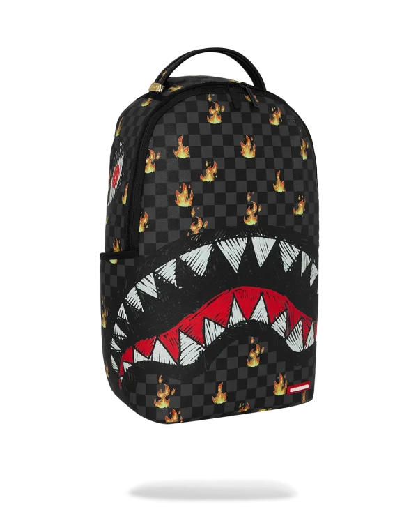 SUPER HOT FIRE SHARKS IN PARIS BACKPACK