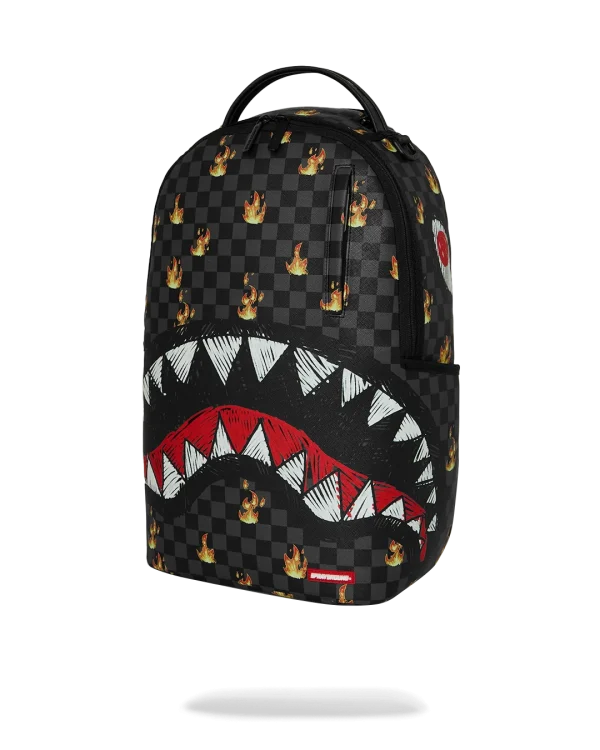 SUPER HOT FIRE SHARKS IN PARIS BACKPACK