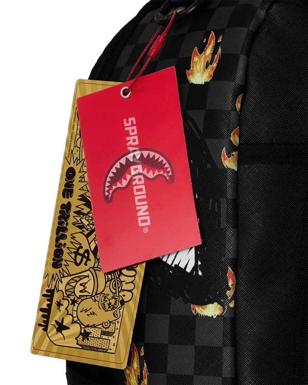 SUPER HOT FIRE SHARKS IN PARIS BACKPACK