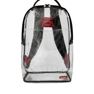 FULLY CLEAR EMBOSSED BOSS BACKPACK