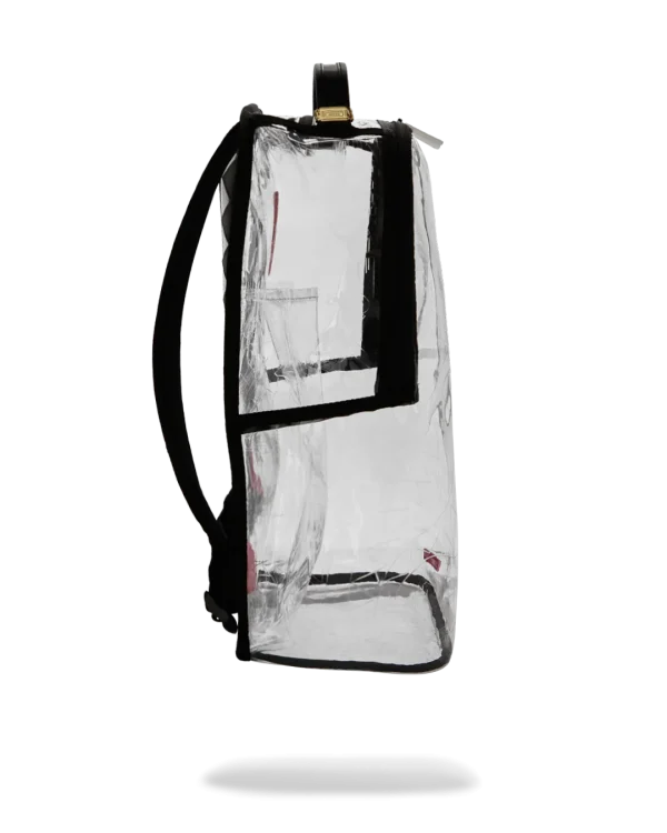 FULLY CLEAR EMBOSSED BOSS BACKPACK