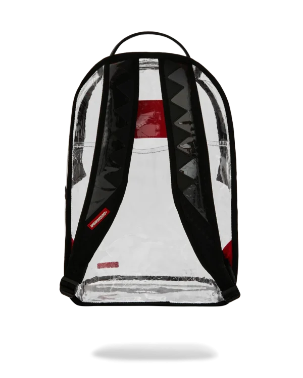 FULLY CLEAR EMBOSSED BOSS BACKPACK