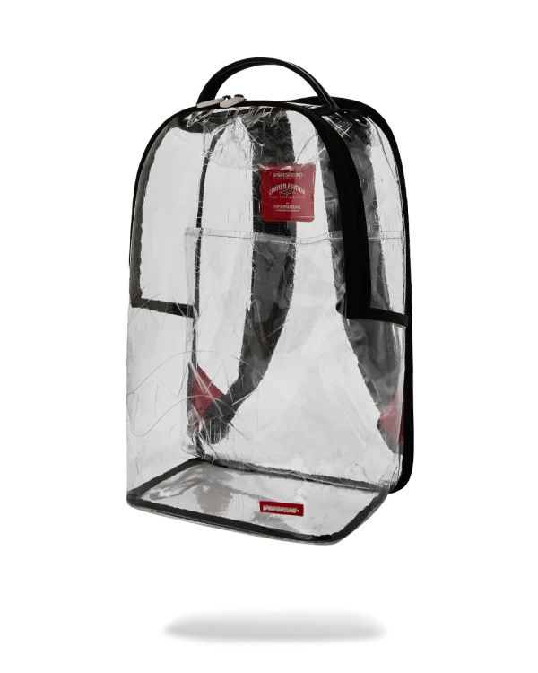FULLY CLEAR EMBOSSED BOSS BACKPACK