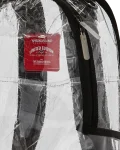 FULLY CLEAR EMBOSSED BOSS BACKPACK