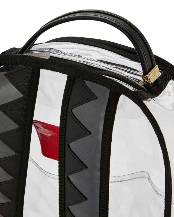 FULLY CLEAR EMBOSSED BOSS BACKPACK