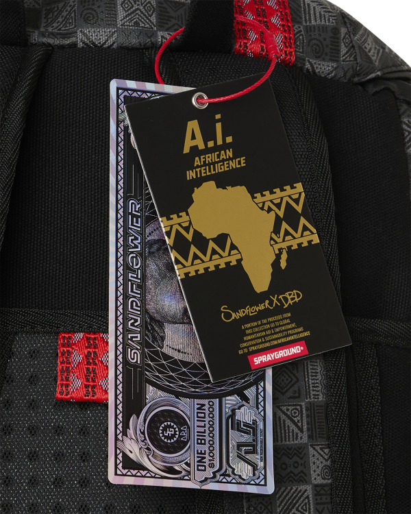 A.I. AFRICAN INTELLIGENCE MIDNIGHT MAGIC BACKPACK - SANDFLOWER COLLAB