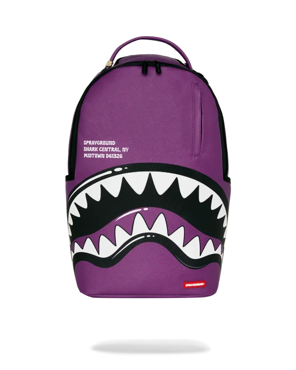 SHARK CENTRAL BUBBLE SHARK (PRPLE) BACKPACK