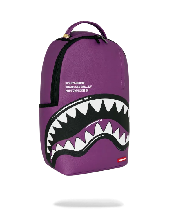 SHARK CENTRAL BUBBLE SHARK (PRPLE) BACKPACK