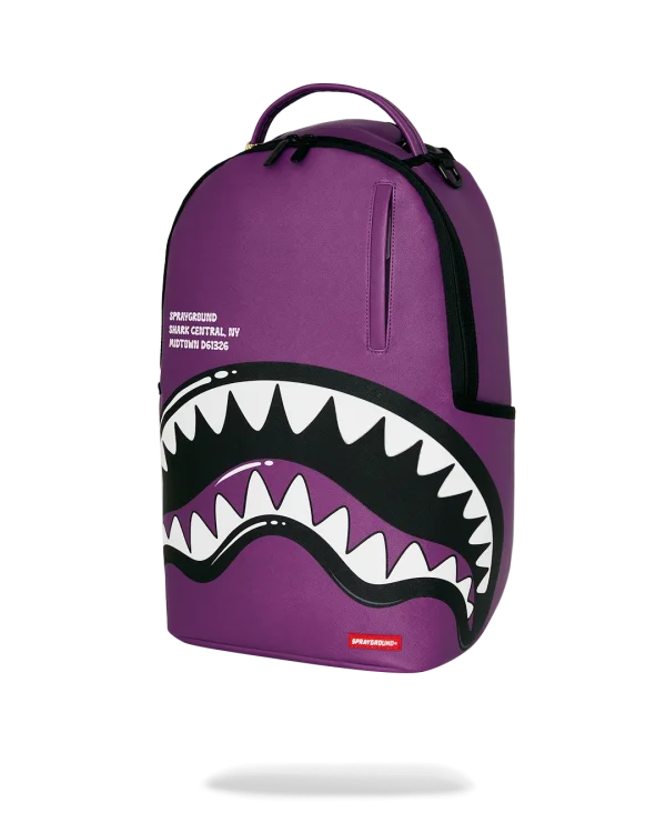 SHARK CENTRAL BUBBLE SHARK (PRPLE) BACKPACK