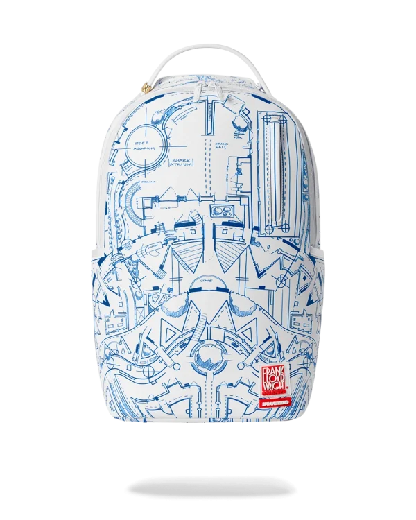 FRANK LLOYD WRIGHT COLLAB ARCHITECTURAL DRAWING BACKPACK