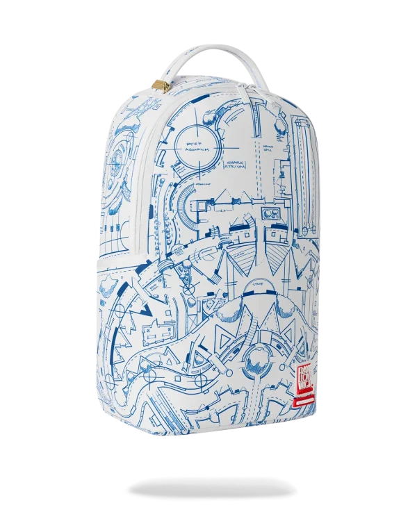 FRANK LLOYD WRIGHT COLLAB ARCHITECTURAL DRAWING BACKPACK