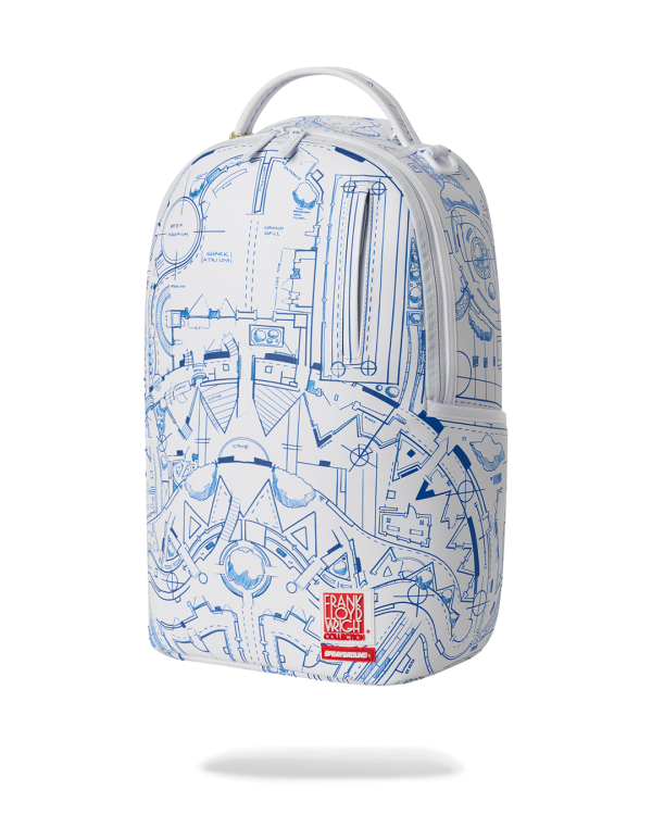 FRANK LLOYD WRIGHT COLLAB ARCHITECTURAL DRAWING BACKPACK